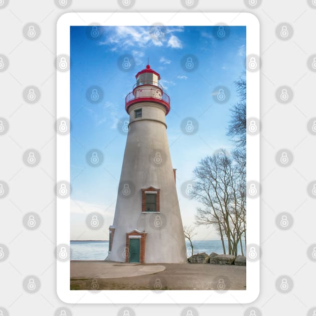 Marblehead Light House Lake Erie Sticker by Imagery